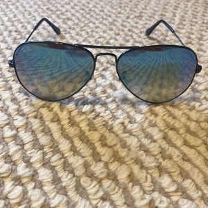 Ray Ban Sunglasses- never worn. Comes with the ray ban case & cleaning cloth